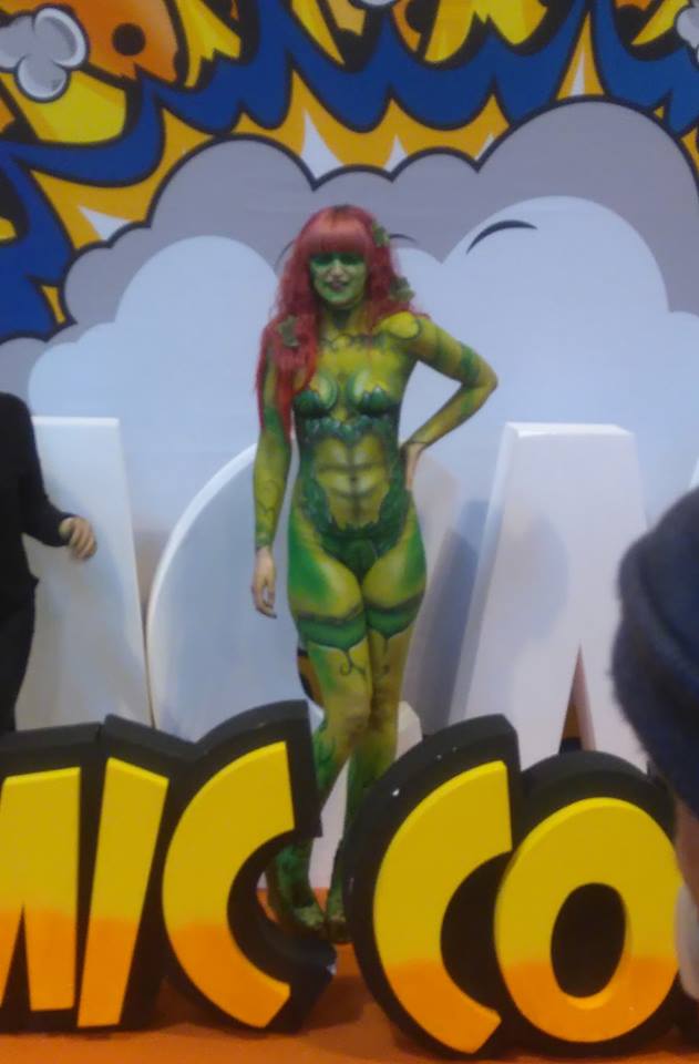 Poison Ivy Bodypaint